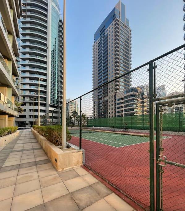 Marina View With Pool, Gym, Tennis Court, 5 Mins To Beach Dubai Eksteriør bilde